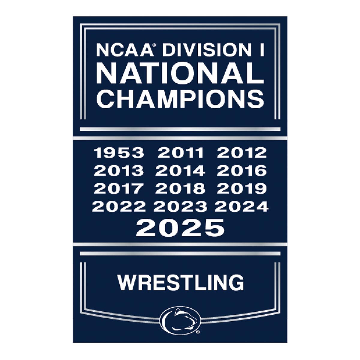magnet NCAA Division I National Champions Wrestling Penn State